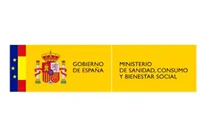 Imagen del logotipo del Ministerio de Sanidad, Consumo y Bienestar Social