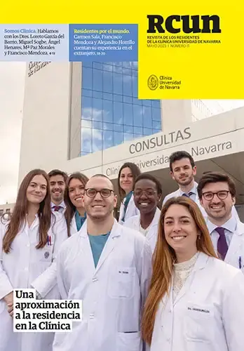 Imagen de la portada de la revista nº11 de nuestros residentes, conoce cómo es hacer la formación en la Clínica Universidad de Navarra.