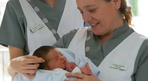 Matronas con niño
Servicio de Nido 24 h.
