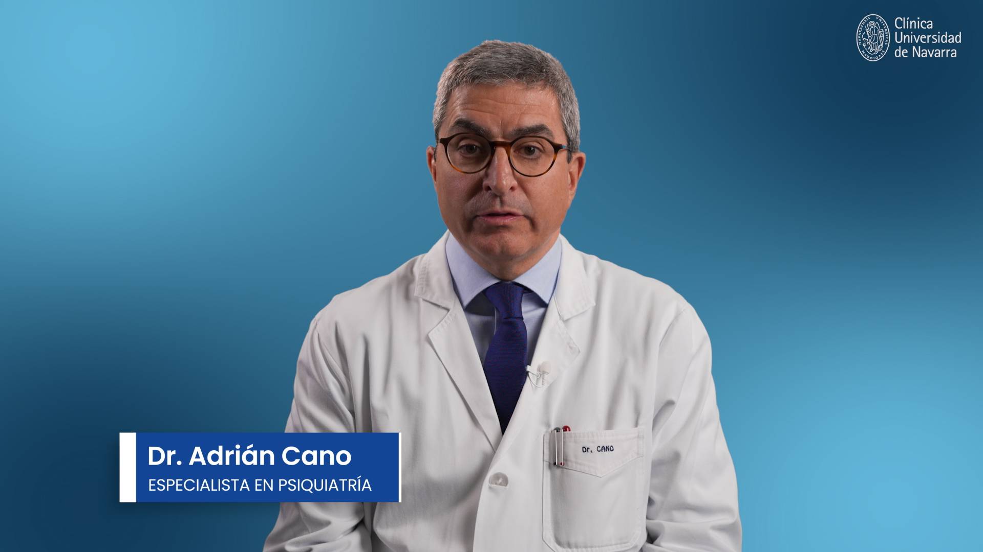 El Dr. Adrián Cano explica los detalles de la depresión.