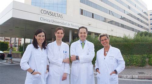 Investigadores de la Clínica Universidad de Navarra del cáncer infantil Imagen de los investigadores de la Clínica Universidad de Navarra del cáncer infantil