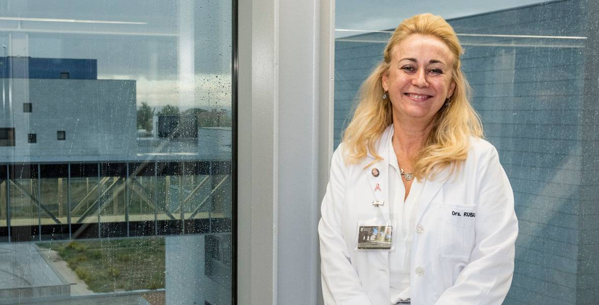 Dra-isabel-rubio-OK Imagen de la Dra. Isabel Rubio, coordinadora del Área del Cáncer de Mama del Cancer Center Clínica Universidad de Navarra.