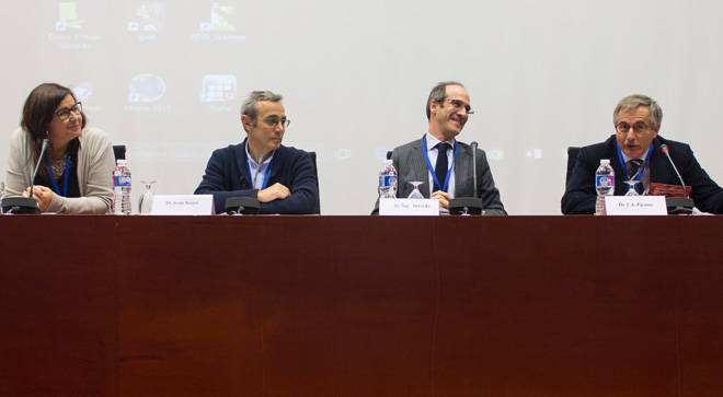 jornada-anemia-paramo Imagen de los ponentes de las jornadas sobre 'Actualización de la Anemia y Medicina Transfusional'