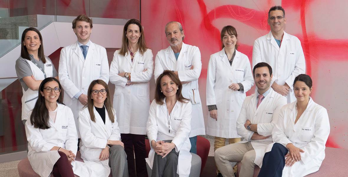 area-obesidad-sede-madrid Imagen del equipo multidisciplinar que conforma el Área de Obesidad de la Clínica Universidad de Navarra en su sede de Madrid.