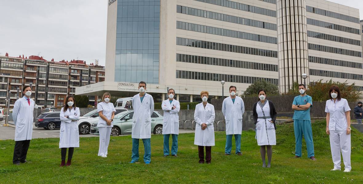 Imagen del equipo multidisciplinar que forma el Área de Obesidad de la Clínica Universidad de Navarra.