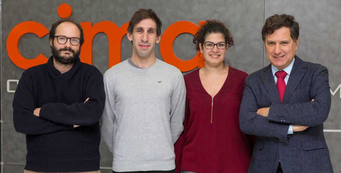 cima-investigacion-terapia-celular-adoptiva Imagen de los investigadores del Cima y la Clínica Universidad de Navarra que han estudiado una nueva terapia celular adoptiva.