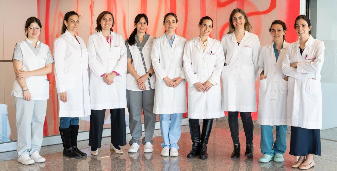 clinica-participa-II-jornada-paliativos-perinatales Imagen del equipo de la Clínica Universidad de Navarra que participa en la II Jornada Nacional de Cuidados Paliativos Perinatales.