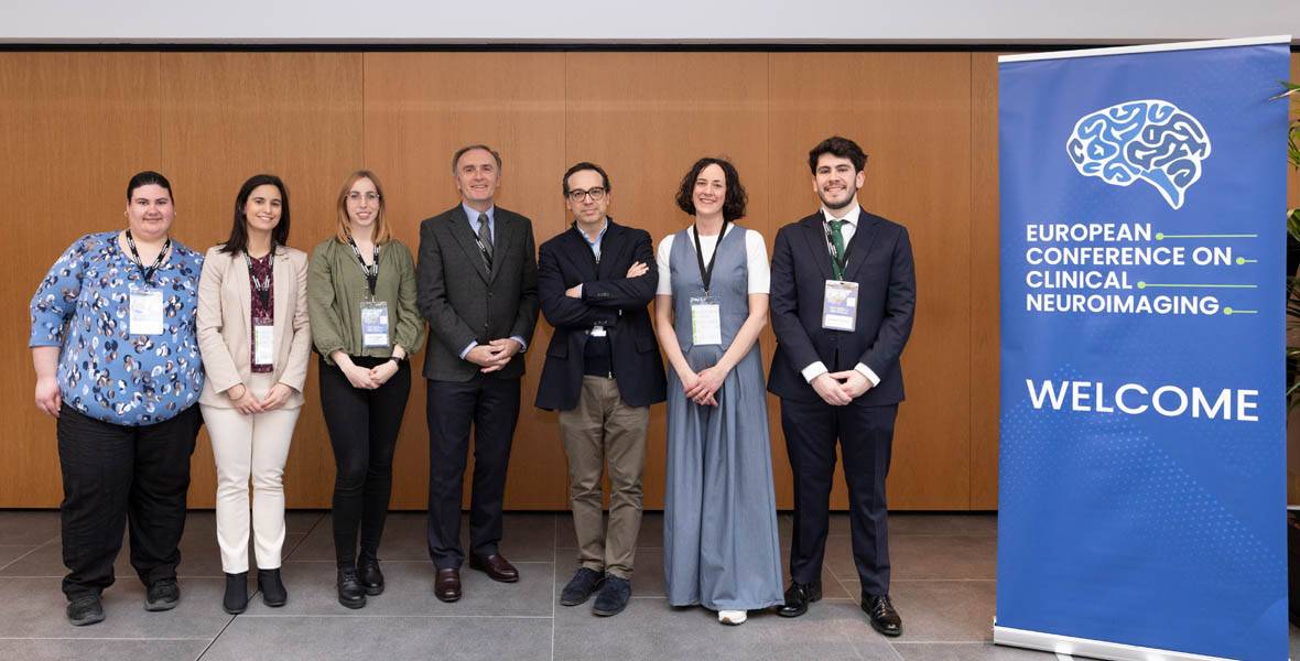 congreso-europeo-neuroimagen Imagen de los equipos de Medicina Nuclear y Neurología de la Clínica Universidad de Navarra en la Conferencia Europea de Neuroimagen Clínica.