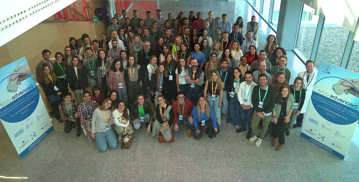 curso-formacion-ecografia-cutanea Imagen de los participantes en el curso de formación en ecografía cutánea que tuvo su sede en la Clínica Universidad de Navarra.