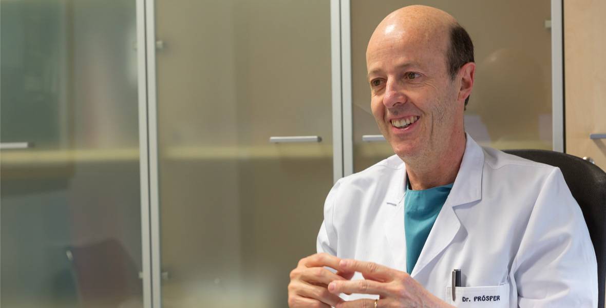 dr-felipe-prosper Imagen del Dr. Felipe Prósper, director del Área de Terapia Celular y codirector de Hematología en la Clínica Universidad de Navarra.