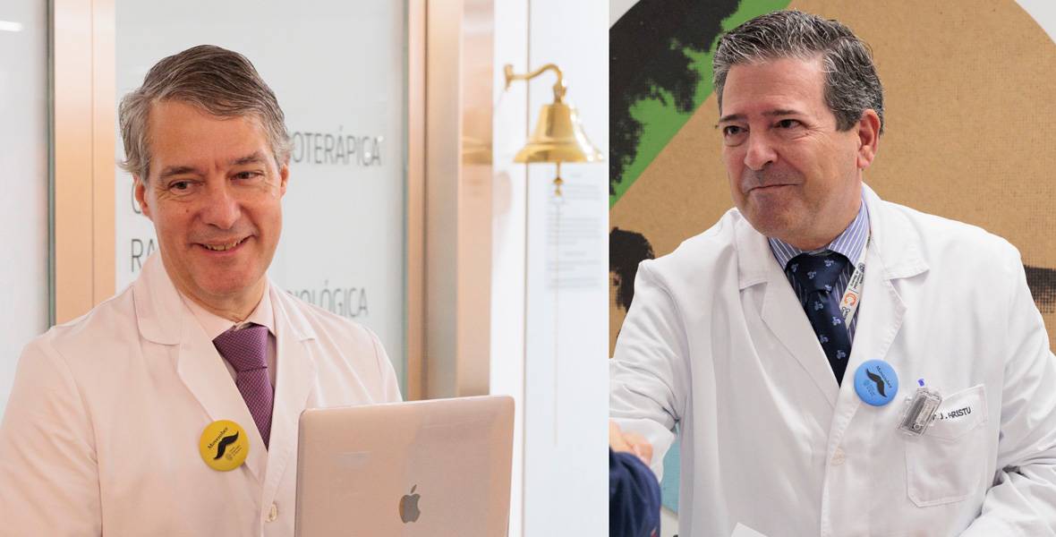 dres-cambeiro-aristu-protones-prostata Imagen de los Dres. Mauricio Cambeiro y Javier Aristu, de la Unidad de Protonterapia del Cancer Center Clínica Universidad de Navarra.