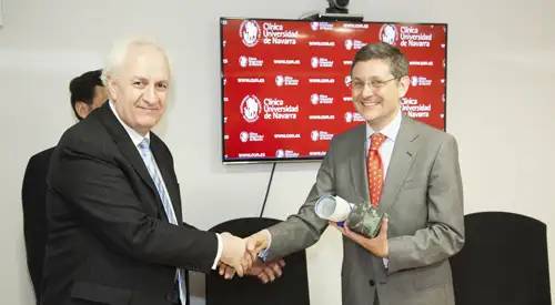 Premio MERCO reputación sanitaria 2014 Clínica Universidad de Navarra Entrega premio reputación sanitaria MERCO 2014 mejor hospital privado Clínica Universidad de Navarra