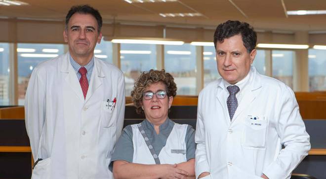 equipo-inmunoterapia-cirugia-glioblastoma Imagen del equipo investigador de la Clínica Universidad de Navarra y Cima sobre inmunoterapia para tratar el glioblastoma.