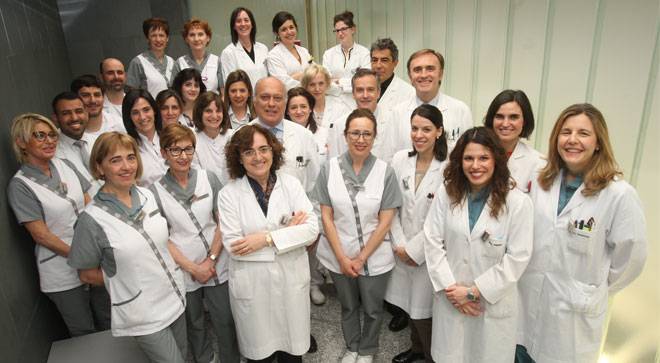 equipo-servicio-pet Equipo del Servicio PET y de la Unidad de Radiofarmacia PET del Departamento de Medicina Nuclear de la Clínica Universidad de Navarra.