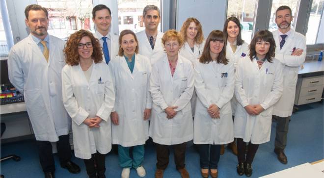 Equipo investigador del trabajo de la interleukina 32 Equipo investigador del trabajo de la interleukina 32 que ha relacionado la obesidad y cáncer de colon. Área de Obesidad de la Clínica Universidad de Navarra