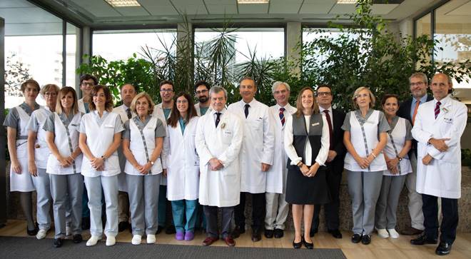 equipo-urologia Imagen del equipo del Departamento de Urología de la Clínica Universidad de Navarra en ambas sedes.