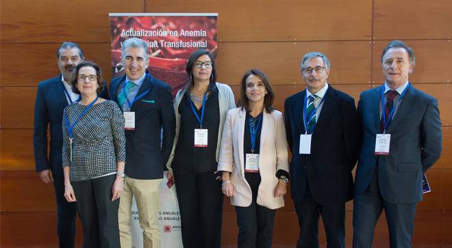 grupo-jornadas-anemia Imagen de los ponentes en las jornadas sobre la ‘Actualización en Anemia y Medicina Transfusional’ de GIEMSA y AWGE