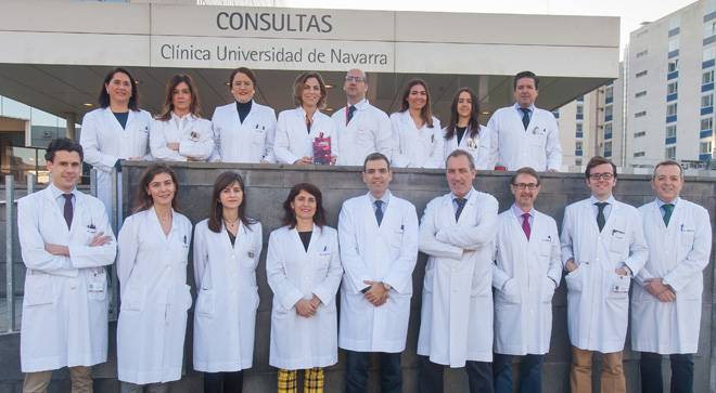 grupo-guias-inmunotoxicidad Imagen de grupo de los coautores de las Guías de Inmunotoxicidad de la Clínica Universidad de Navarra.