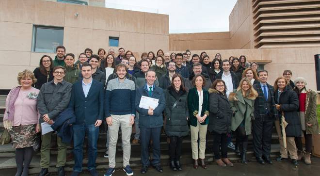 jornada-anatomia-patologica Imagen de los asistentes a la jornada de Anatomía Patológica organizada por la Clínica Universidad de Navarra.