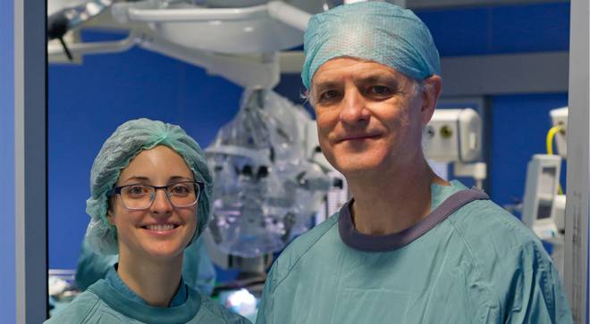 Especialistas del Departamento de Otorrinolaringología. Clínica Universidad de Navarra Los Dres. Manuel Manrique y Raquel Manrique, del Departamento de Otorrinolaringología de la Clínica Universidad de Navarra.