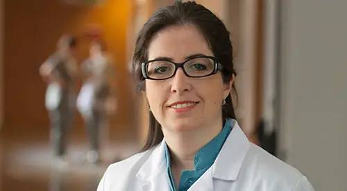 María Carrión, enfermera de la Clínica Imagen de la enfermera María Carrión