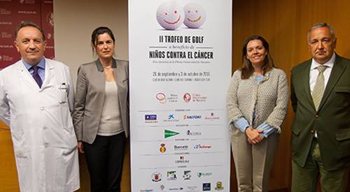 Presentación del II Trofeo de Golf a beneficio de Niños contra el Cáncer Imagen de la presentación del II Trofeo de Golf a beneficio de Niños contra el Cáncer