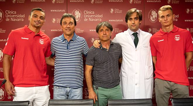 C.A. OSASUNA MAGNA presenta a dos nuevos jugadores: Mario Almagro y Diego Brandão “Mancuso”
