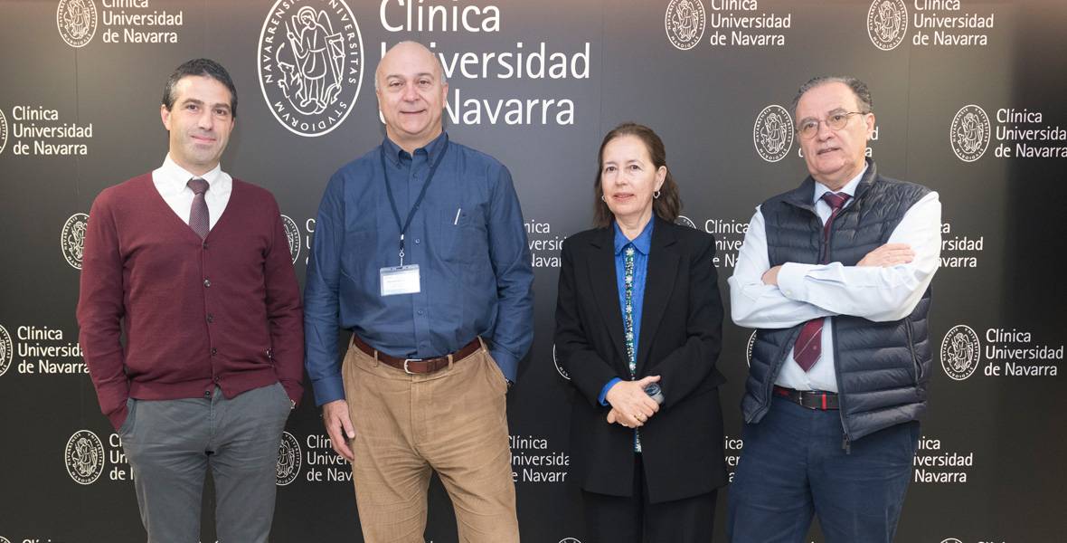 reunion-proteomica-clinica Imagen de los organizadores de la XIII Reunión científica sobre proteómica clínica celebrada en la sede de Madrid de la Clínica Universidad de Navarra.