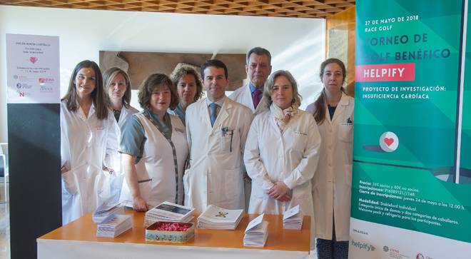 Equipo Cardiología. Prevención de la insuficiencia cardiaca. Clínica Universidad de Navarra Miembros del equipo de la semana insuficiencia de la Clínica Universidad de Navarra.