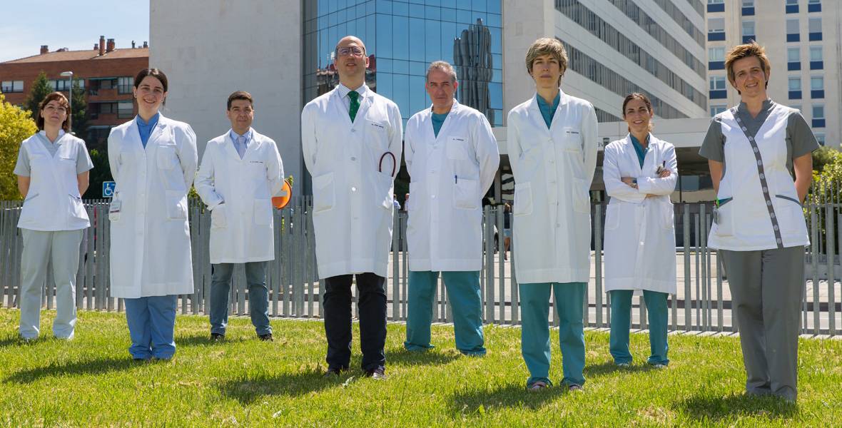 unidad-tumores-gastro-intestinales-clinica Imagen de los profesionales de la Unidad de Tumores Gastro-Intestinales de la Clínica Universidad de Navarra.