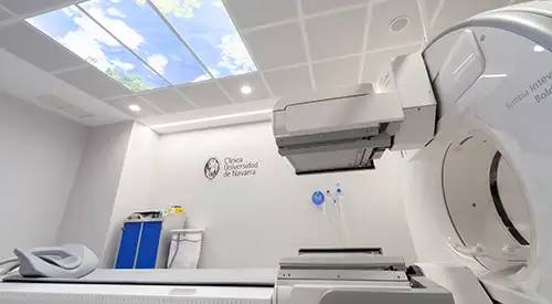 spect-ct <p>Imagen del SPECT-CT, tecnología del Servicio de Medicina Nuclear de la Clínica Universidad de Navarra </p>