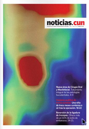 Portada del nº 64 de la Revista NoticiasCUN de la Clínica Imagen de la portada de la revista nº 64 NoticiasCUN de la Clínica Universidad de Navarra