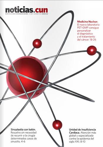 Portada del nº 70 de la Revista NoticiasCUN de la Clínica Imagen de la portada de la revista nº 70 NoticiasCUN de la Clínica Universidad de Navarra