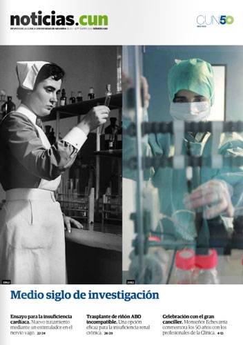 Portada del nº 81 de la Revista NoticiasCUN de la Clínica Imagen de la portada de la revista nº 81 NoticiasCUN de la Clínica Universidad de Navarra