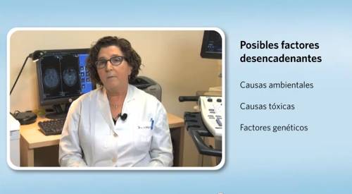 Enfermedad de Parkinson. Mecanismos desencadenantes En qué consiste la enfermedad de Parkinson y cuáles son sus desencadenantes. El parkinson es una enfermedad neurodegenerativa del sistema nervioso central cuya principal característica es la muerte progresiva de neuronas en una parte del cerebro. La consecuencia más importante de esta perdida neuronal es una marcada disminución en la disponibilidad cerebral de dopamina, principal sustancia sintetizada por estas neuronas, originándose una disfunción en la regulación de las principales estructuras cerebrales implicadas en el control del movimiento.