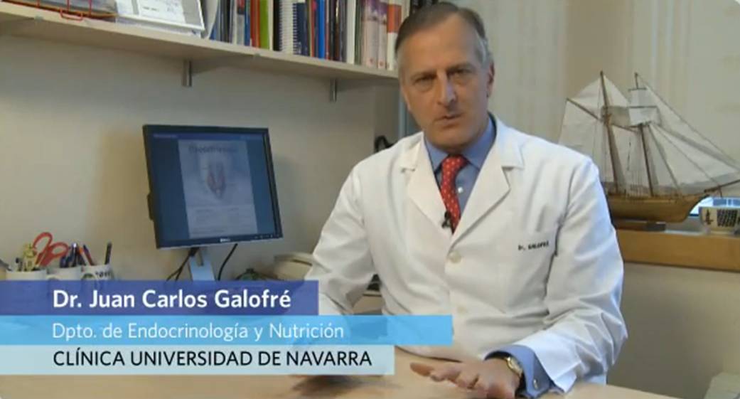 Dr. Galofre Ferrater. CUN Doctor Galofre Ferrater, especialista del Departamento de Endocrinología y Nutrición de la Clínica Universidad de Navarra