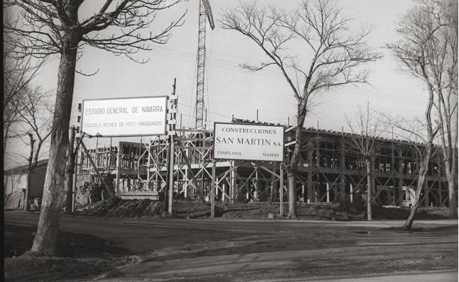 Imagen fotografica Estudio General de Navarra. Año 1952.