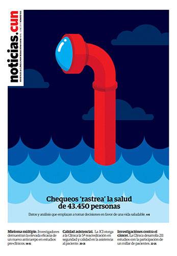 Imagen de la portada de la revista n&ordm; 100 NoticiasCUN de la Clínica Universidad de Navarra