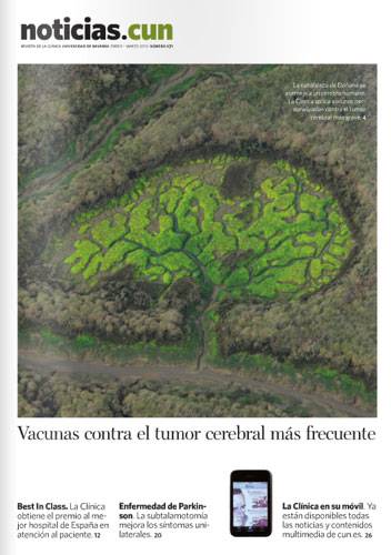 Imagen de la portada de la revista n&ordm; 71 NoticiasCUN de la Clínica Universidad de Navarra 
