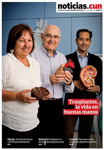 Imagen de la portada de la revistan&ordm; 93 NoticiasCUN de la Clínica Universidad de Navarra 