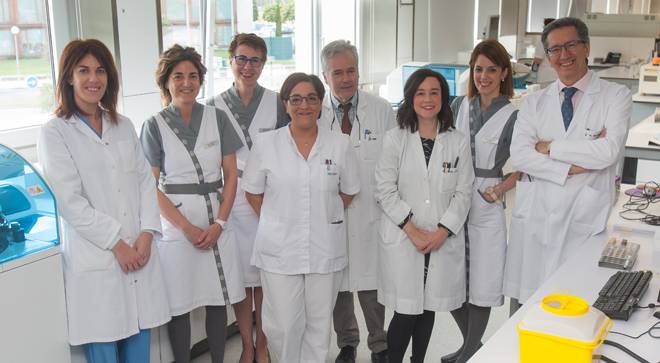 Equipo investigación ensayo Celgene sobre mieloma múltiple Imagen del equipo de investigación del ensayo clínico de Celgene sobre el mieloma múltiple.