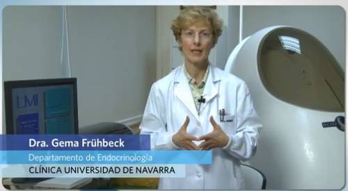 Dra. Gema Frühbeck, endocrinóloga del Área de Obesidad la Clínica Universidad de Navarra Imagen de la Dra. Gema Frühbeck, endocrinóloga e investigadora del Área de Obesidad de la Clínica Universidad de Navarra