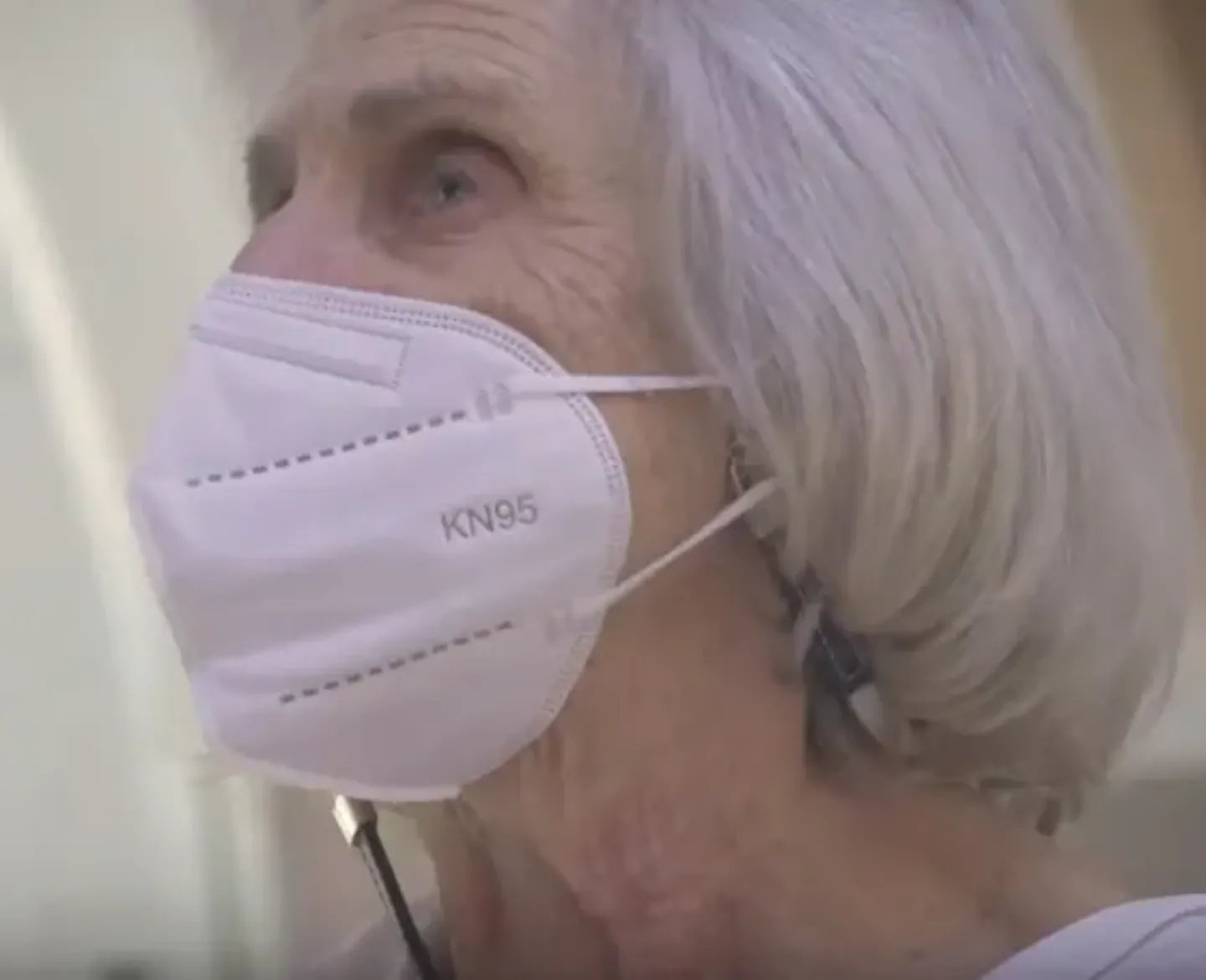 Imagen de una paciente de Canadá tratada de su cáncer de esófago con protonterapia. Clínica Universidad de Navarra