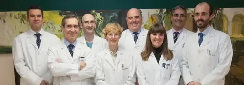 Equipo del Área de Obesidad de la Clínica Universidad de Navarra Imagen del equipo médico del Área de Obesidad de la Clínica Universidad de Navarra.