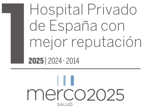 Imagen logotipo Mejor Hospital Privado de España. Merco Salud 2025