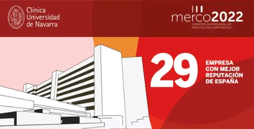 Merco 2022. Clínica entre las 30 mejores empresas de España.