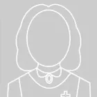 Avatar gris silueta enfermera