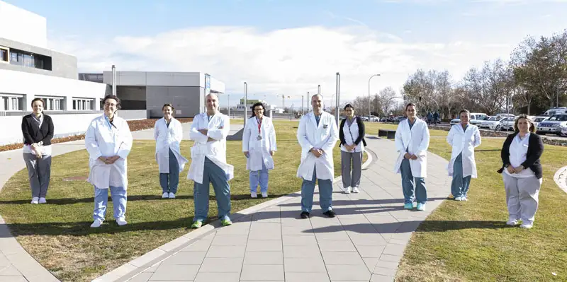 Equipo profesionales tratamiento varices pélvicas. Sede Madrid