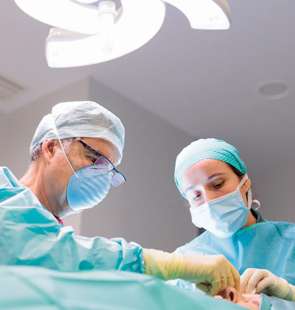 Imagen de actividad quirúrgica del departamento de Dermatología de la sede de Madrid de la Clínica Universidad de Navarra