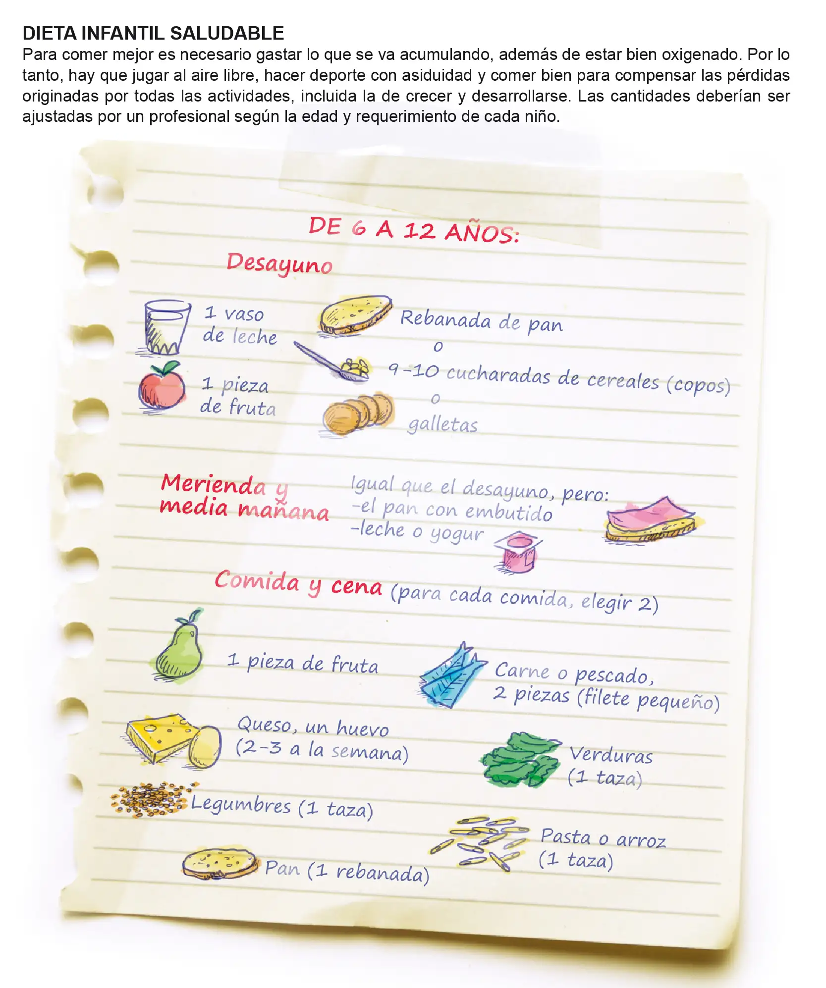 menu infanti 6 12